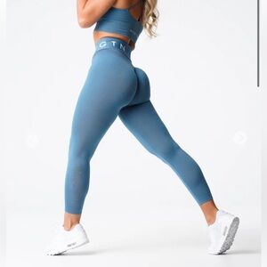 NVGTN Stone Blue Sport Seamless Leggings